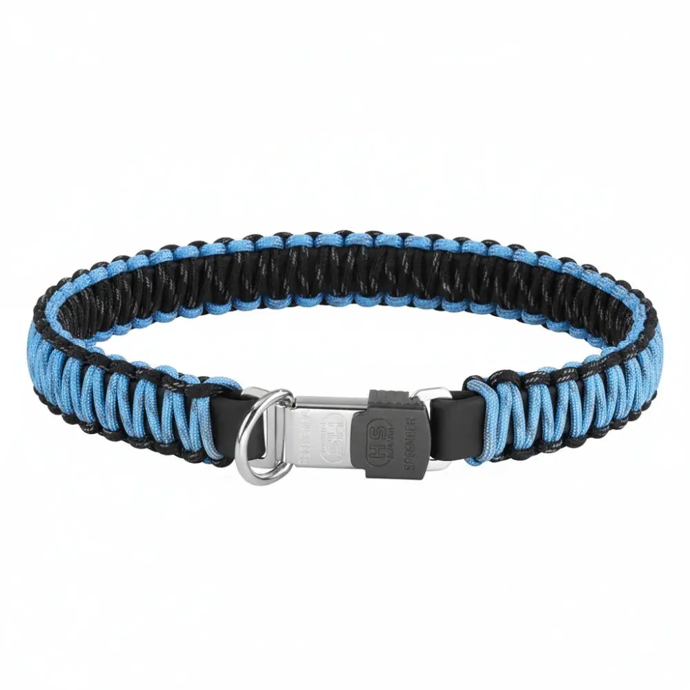 Paracord-Halsband reflektierend - mit ClicLock Verschluss (Edelstahl rostfrei) iljoke